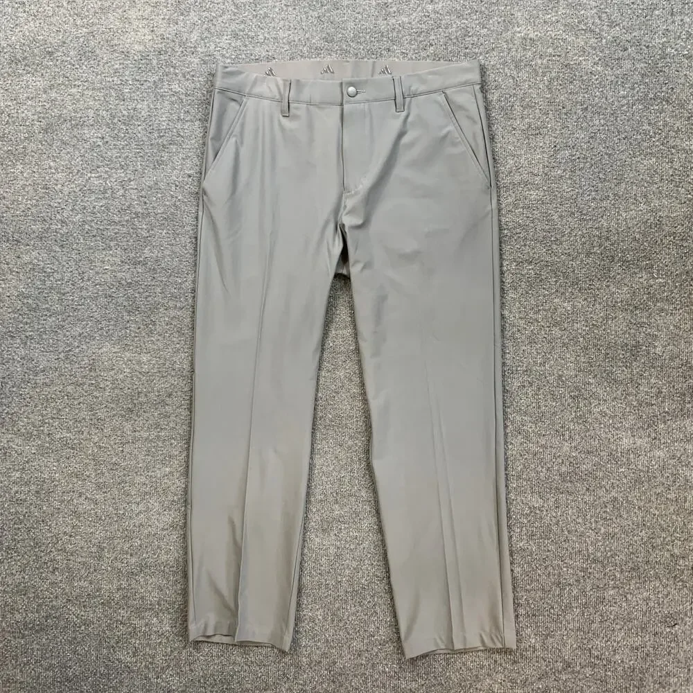 Adidas Pants Men 34 Iron Grey Ultimate365 Golf Lightweight Moisture Wicking